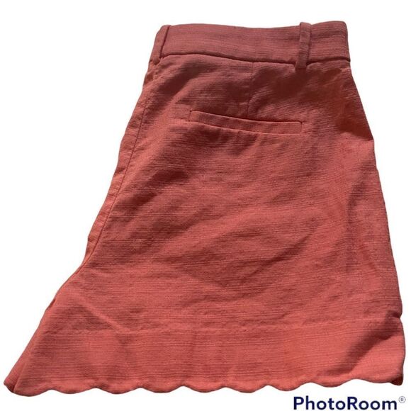 J. Crew Scallop Pink Shorts Size 4 - Picture 1 of 7